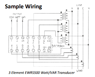 TransData 30EWRS525E Watt/Var Transducer 